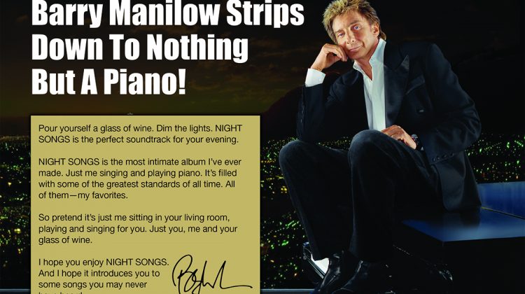 Night Songs Sales Sheet: You, Me and Your Glass of Wine